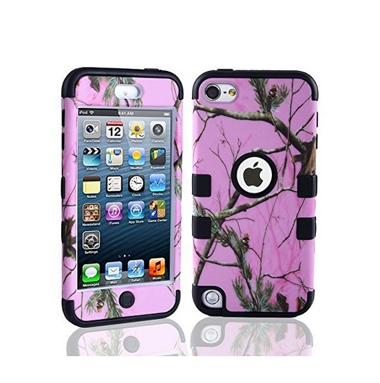 Defender Tough Armor Tree Camo Shockproof Dual Layer High Impact Camouflage Hunting pink black